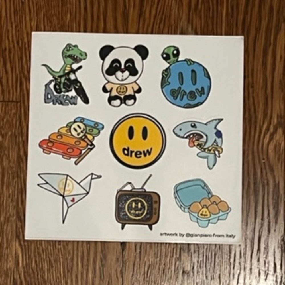 drew house stickers
